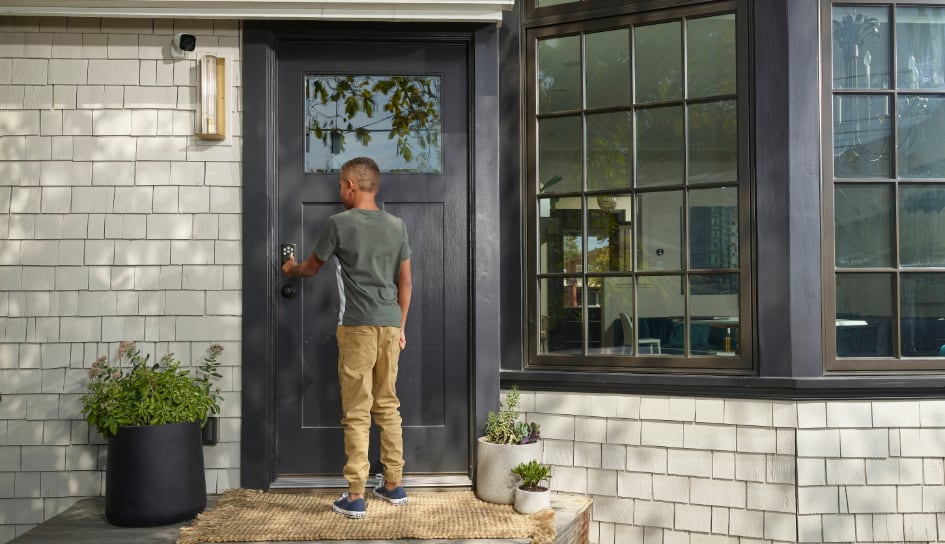 Vivint Smart Lock on home in Mansfield