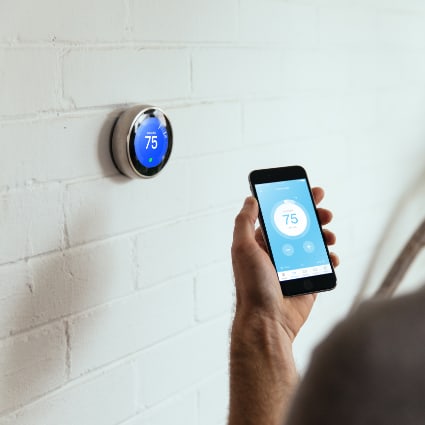Mansfield smart thermostat